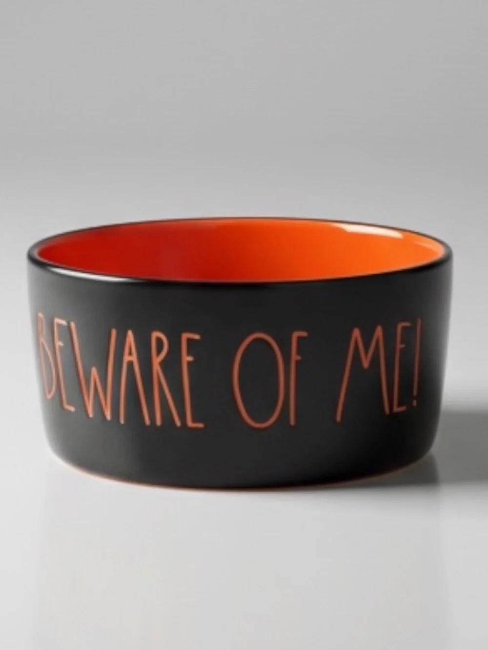 Rae Dunn Halloween Dog Bowl Set